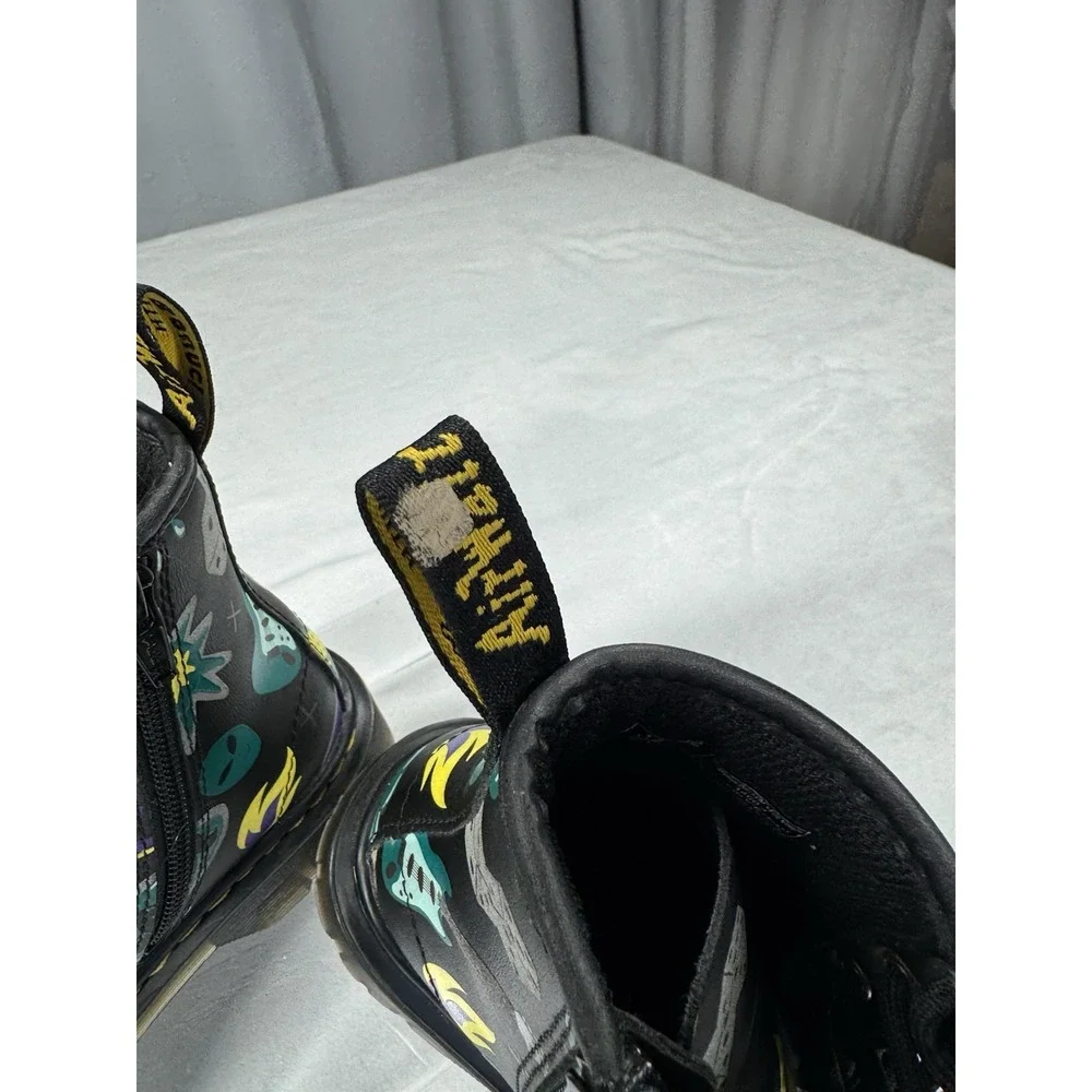 Dr Marten Junior 1460 Sticker Print Lace‎ Up Size 13